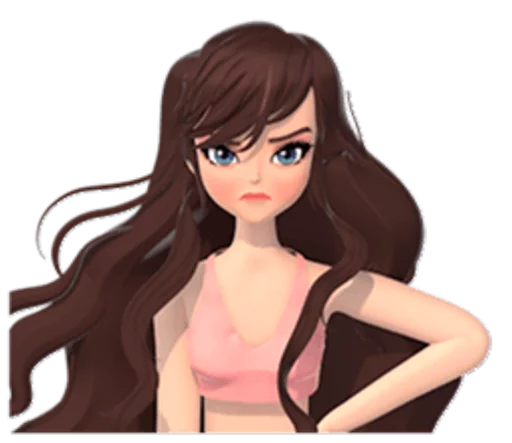 Crazy Ruby Sexy girl sticker 4