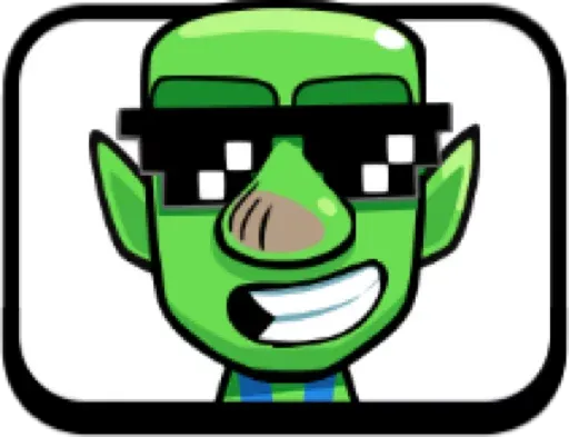 clash royale goblin sticker 11