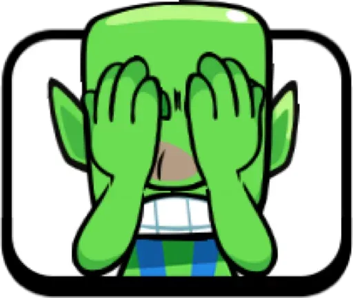 clash royale goblin sticker 14