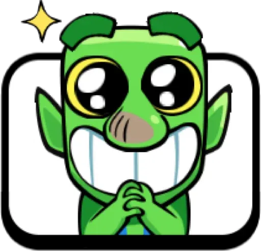 clash royale goblin sticker 15