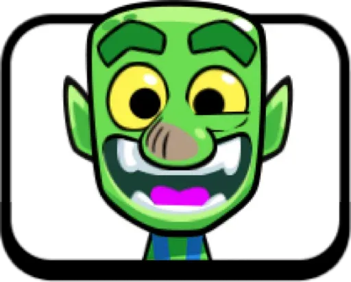 clash royale goblin sticker 3