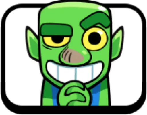 clash royale goblin sticker 6