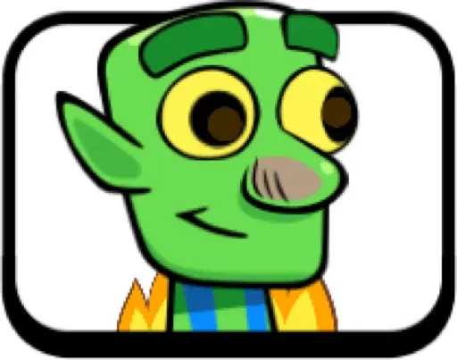clash royale goblin sticker 7