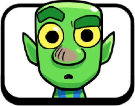 clash royale goblin sticker 10