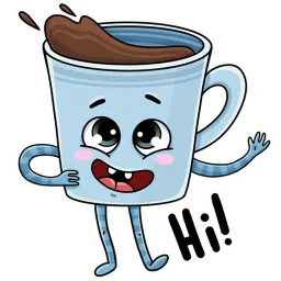 Кружка кофе Telegram sticker pack