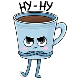 Кружка кофе sticker 3