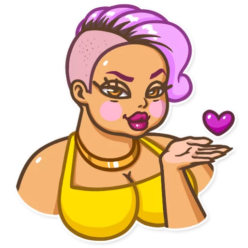 Miss Curvy sticker 2