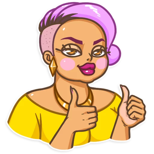 Miss Curvy sticker 4