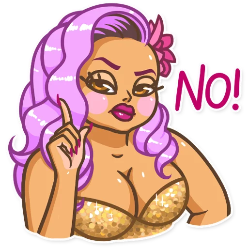Miss Curvy sticker 7