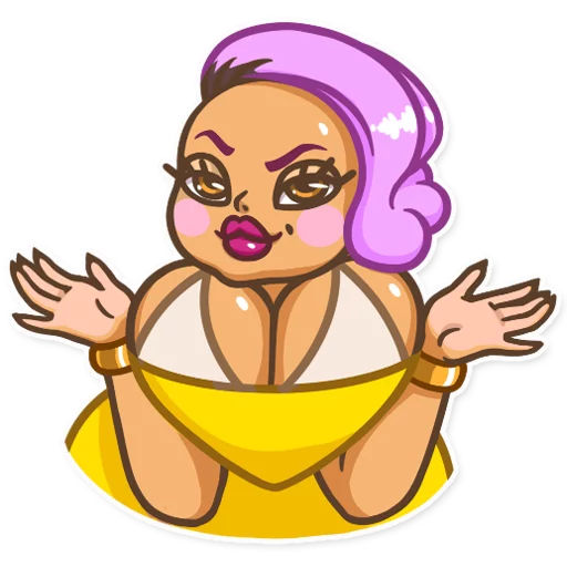 Miss Curvy sticker 8