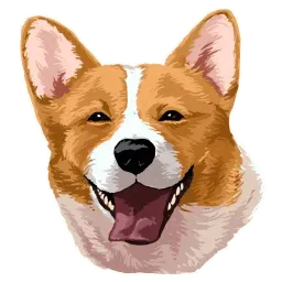 Corgi Dog sticker 4