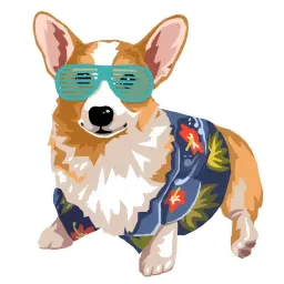 Corgi Dog sticker 9
