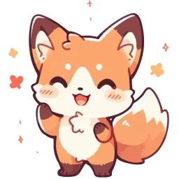 Cute Foxes cuteenotart Telegram sticker pack