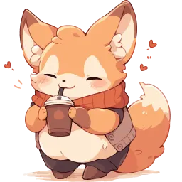 Cute Foxes cuteenotart sticker 3