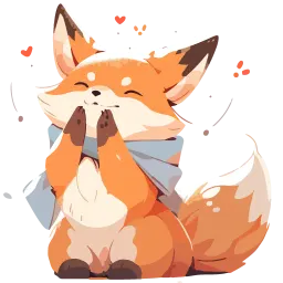 Cute Foxes cuteenotart sticker 5