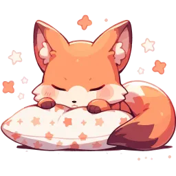 Cute Foxes cuteenotart sticker 10