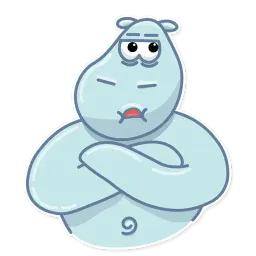 hippo sticker 8
