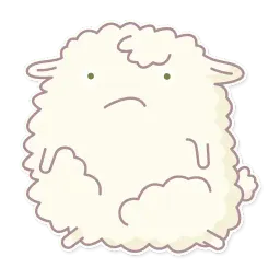 Cute Sheep sticker 4