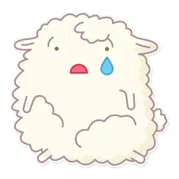 Cute Sheep sticker 6