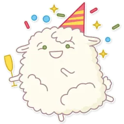 Cute Sheep sticker 10