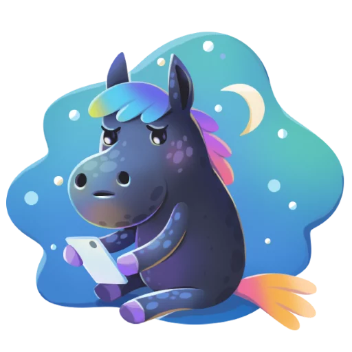 Rainbow Horse sticker 11