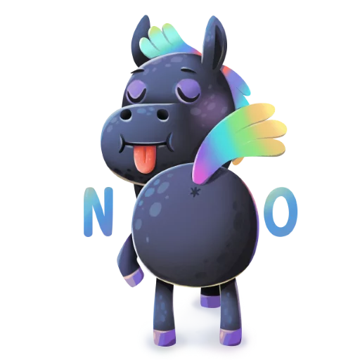 Rainbow Horse sticker 6