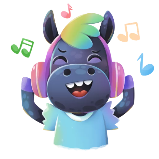 Rainbow Horse sticker 8