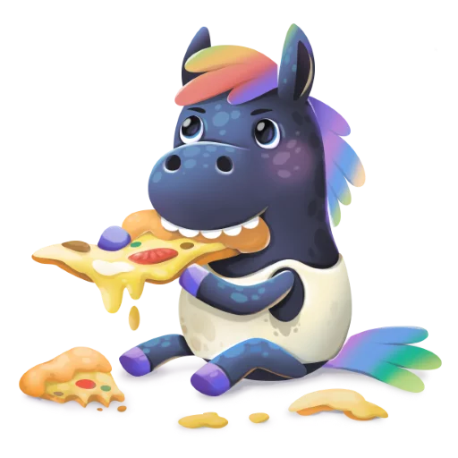 Rainbow Horse sticker 10