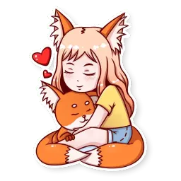 Лися Telegram sticker pack