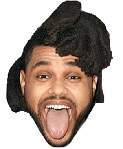 Cant Feel My Face Telegram sticker pack