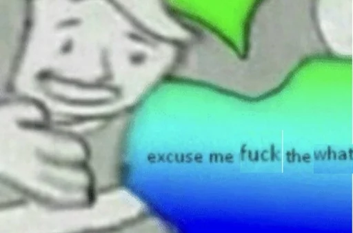 EXCUSE ME FUCK THE WHAT sticker 9