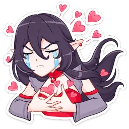 Тёмная Айрис sticker 4
