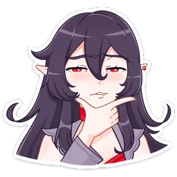 Тёмная Айрис sticker 7