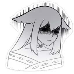 Тёмная Мари Telegram sticker pack