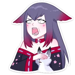 Тёмная Мари sticker 11