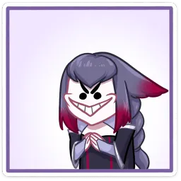 Тёмные Мари и Хидэ Лана Моргана sticker 5