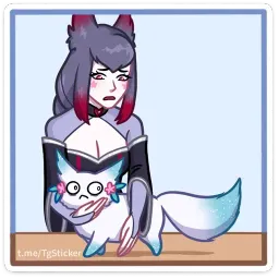 Тёмные Мари и Хидэ Лана Моргана sticker 9