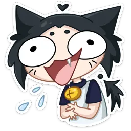 Тёмная Милшу Милшу Telegram sticker pack