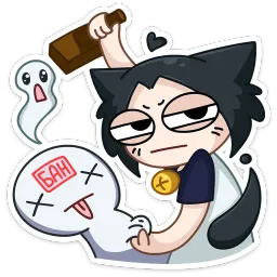 Тёмная Милшу Милшу sticker 12