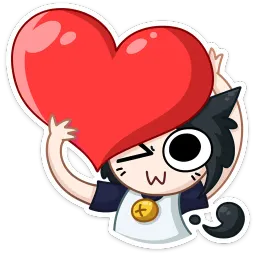 Тёмная Милшу Милшу sticker 6