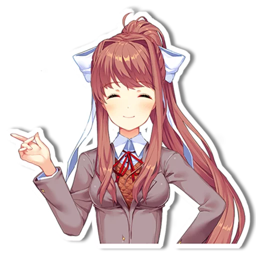 DDLC Monika sticker 11