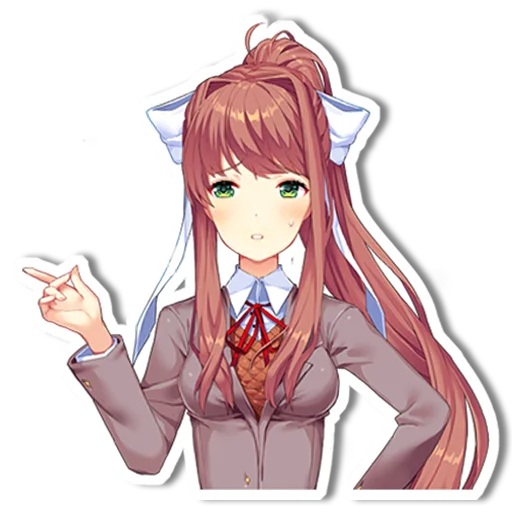 DDLC Monika sticker 12