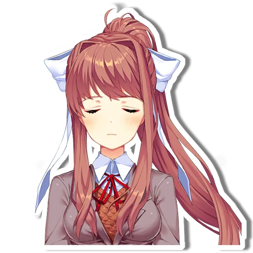 DDLC Monika sticker 8