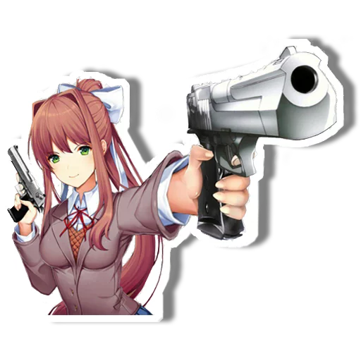 DDLC Monika sticker 9