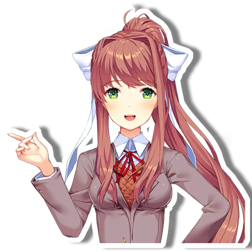 DDLC Monika sticker 10