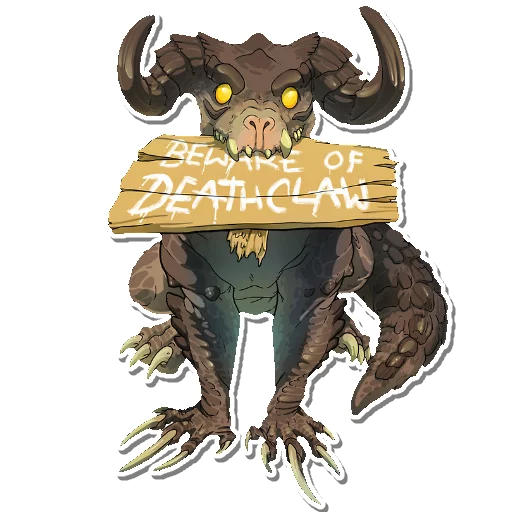 deathclaw Telegram sticker pack