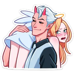 Демон и Ангелица Ник Толабов sticker 2
