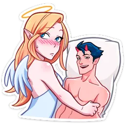 Демон и Ангелица Ник Толабов sticker 11