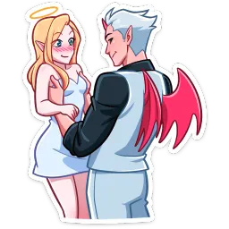 Демон и Ангелица Ник Толабов sticker 5