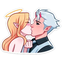 Демон и Ангелица Ник Толабов sticker 8